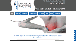 Desktop Screenshot of amarillochiropractor.com